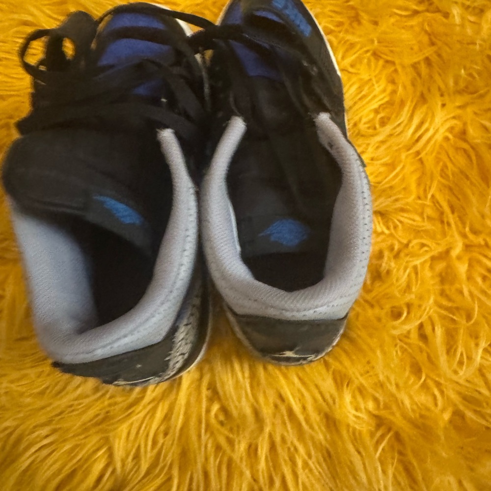Black and Blue Athletic Shoes